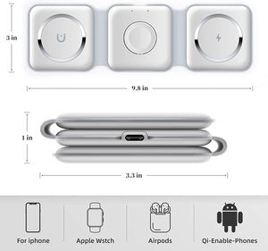 3 - in - 1 Wireless Charging Pad - AnsCart