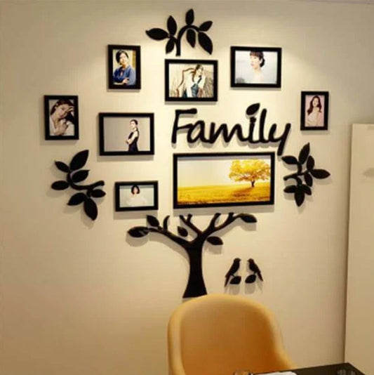 3D Family Tree Acrylic Wall Decor - AnsCart