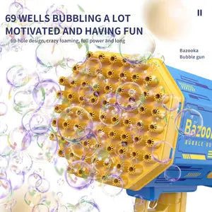 Bubble Gun – 69 Holes Bazooka Bubble Blaster - AnsCart
