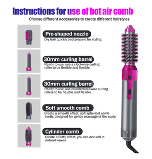 Hot Air Brush (5 - in - 1) - AnsCart