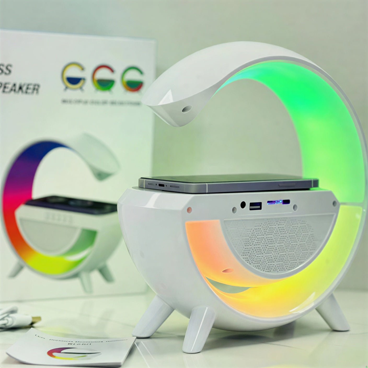 Led Wireless Charger Speaker - AnsCart