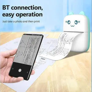 Portable Mini Pocket Printer BT Thermal Printer AnsCart